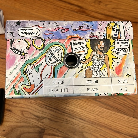 EUC Jeffrey Campbell for Anthro Issa Bit Heels Black SZ 8.5 - Picture 7 of 15